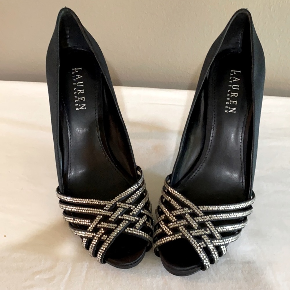 Ralph Lauren Rhinestone Heels